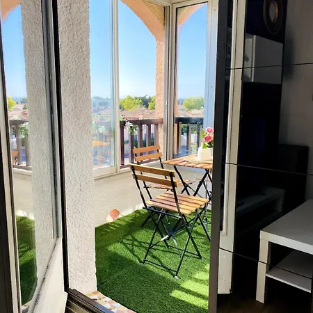 T2 Mezzanine Avec Loggia Vue Montagne Au Port De Saint-cyprien Apartment *